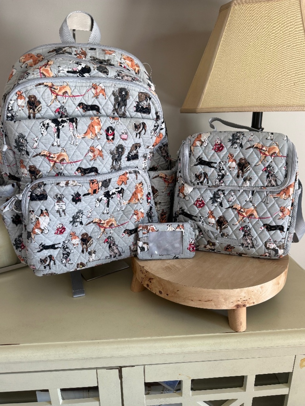 Vera Bradley "Best in Show" Dog Patterns School Set